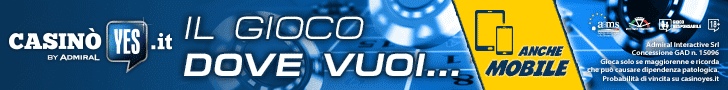 10€ bonus senza deposito su CasinoYES